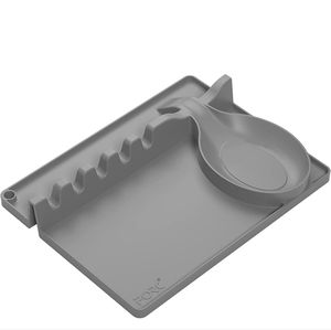 Silicone spoon rest